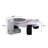 Bianco White Coffee Table With Side Table White