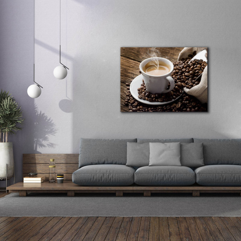 Time for Coffee sur toile, H 40 po x l 54 po x P 1,5 po