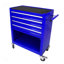 Chariot à outils 4 tiroirs avec roulettes, 4 tiroirs, bleu-125535397