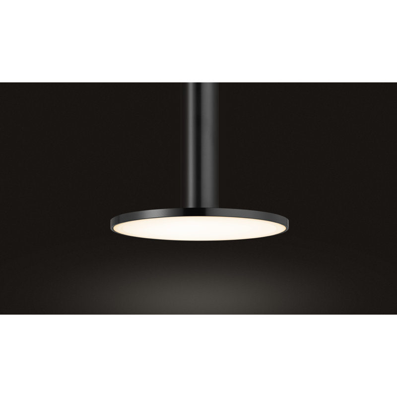 Cielo Hight Bright 3 Pendant Chandelier, Black, 3