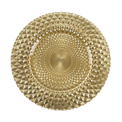 Gregorio Glass Geometric Charger