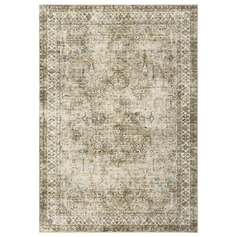 Washable Rug Area Rugs For Living Room, Rectangle 8' x 10'