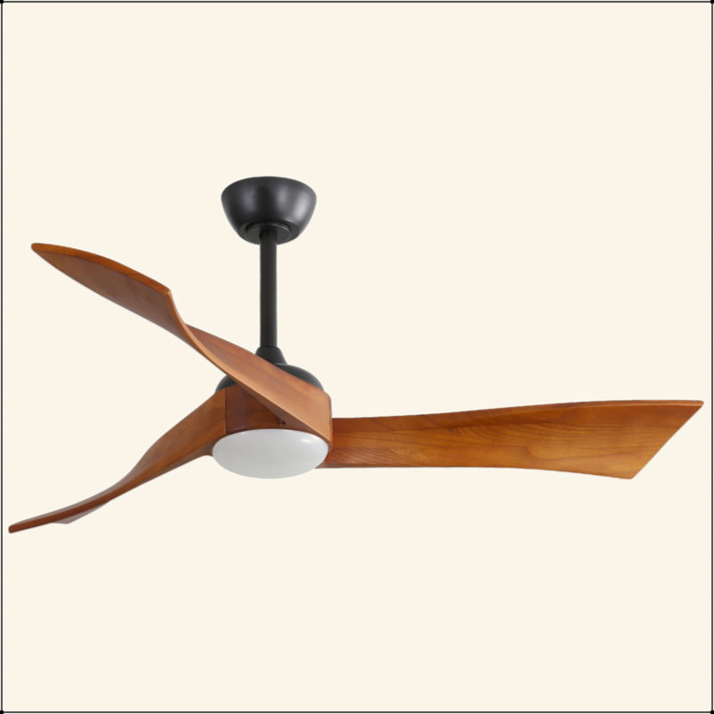Ventilateur de plafond 52 pouces avec moteur à courant continu écoénergétique à 6 vitesses