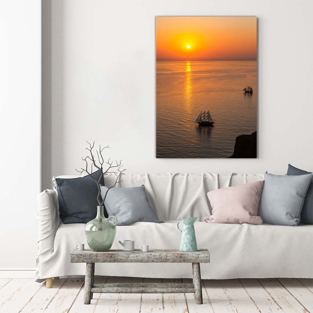 Sonnenuntergang Meer - Kunstdrucke auf Leinwand