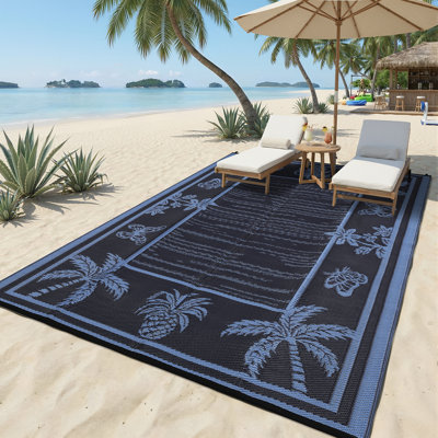 Tapis d'extérieur Botanical Reversible