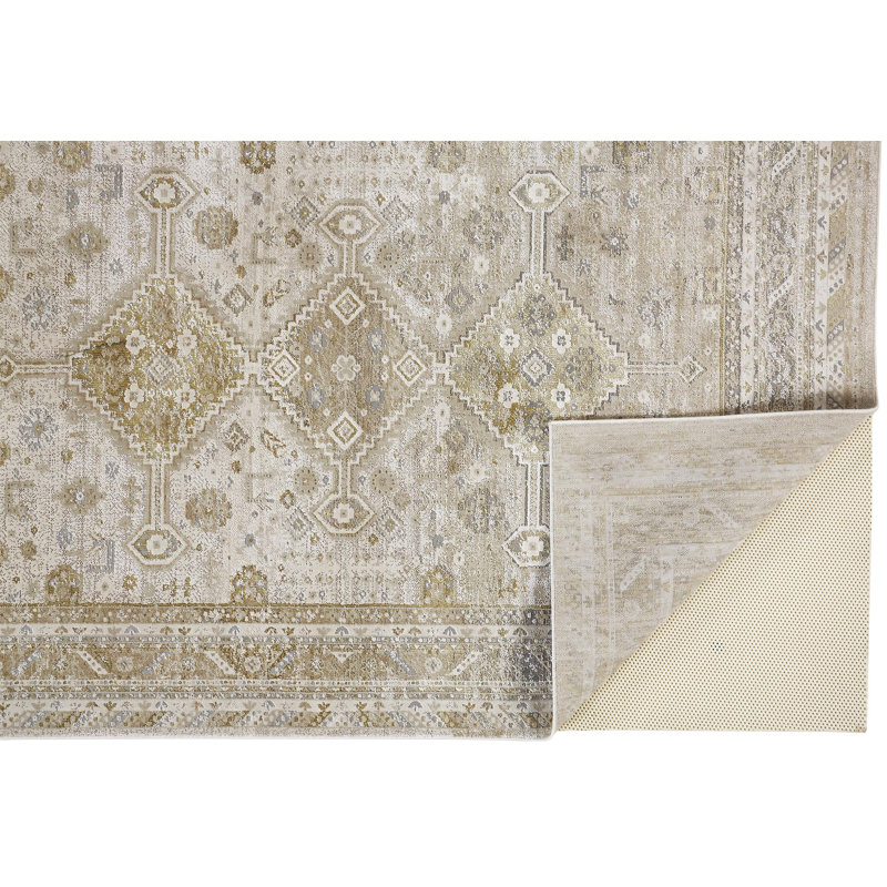 Lataiya Performance Oriental Indoor Rug, Rectangle 5' x 8'