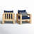 Sehrish Patio Chair With Sunbrella Cushion Covers-832294077