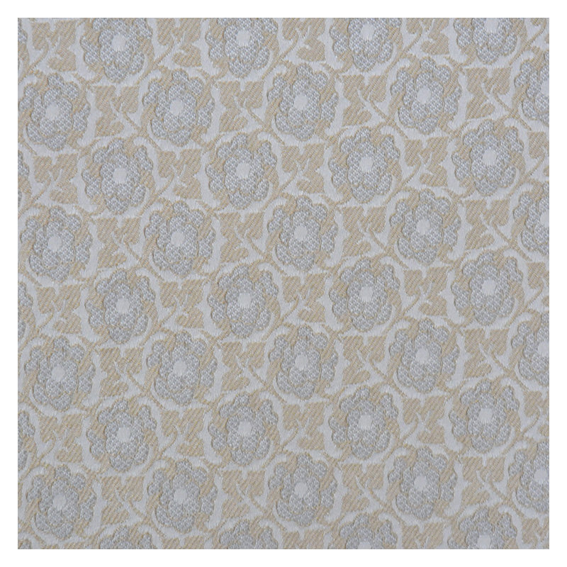 Tissu fleuri, Beige