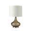 Lampe de table 24,5 "en verre" Courtney ", verre et chrome argenté-284579873