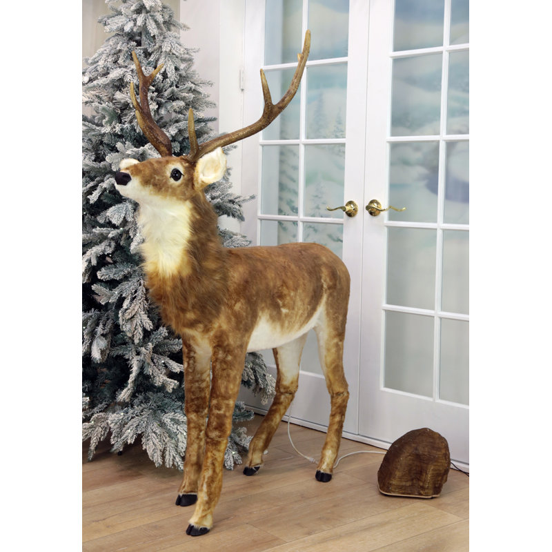 Mechanical Standing Deer, Medium - 45 X 66 Inches