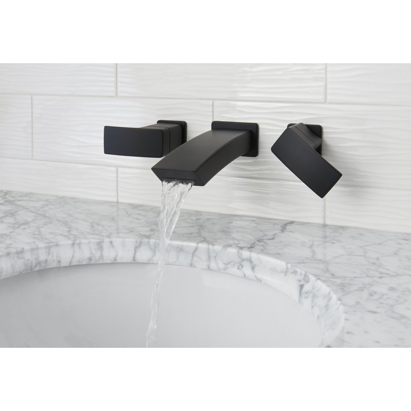 Robinet de salle de bain mural Kenzo, Chrome poli