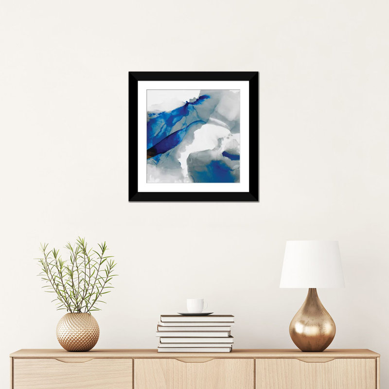 «Ephemeral III» par Sisa Jasper, reproduction sur toile tendue sur châssis, H 16 po x l 16 po x P 1 po, Blanc