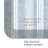 Anti-Fatigue Kitchen Comfort Mat, Sandstone Linen Stripes Pattern in Blue-126563064-126563069