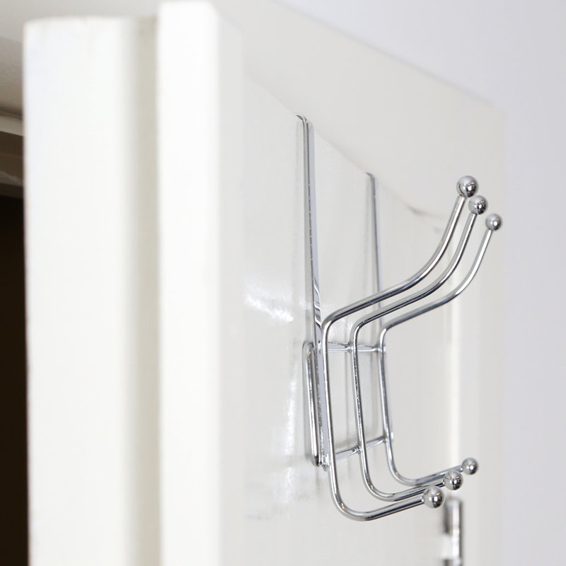 Iron Over-the-Door 6 - Hook Coat Rack