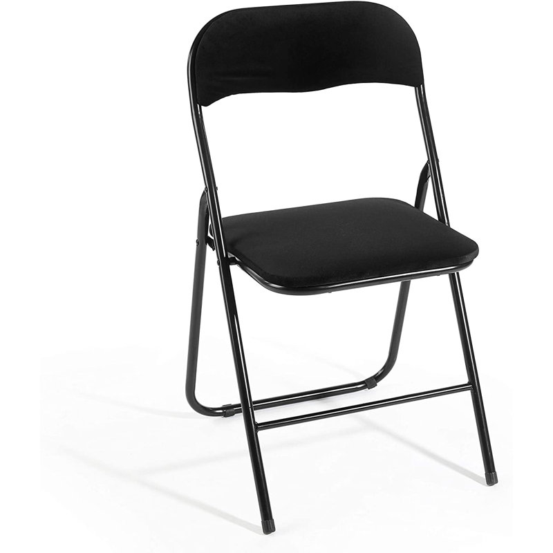 Chaise pliante empilable en velours Inbox