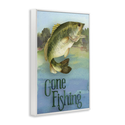 «Gone Fishing Motif», estampe numérique, conception de Holly Thomas Stein