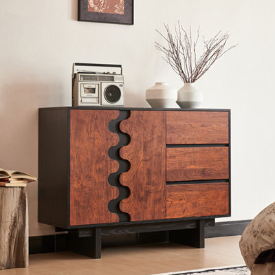Mid Ancient Style Balcony Accent Cabinet