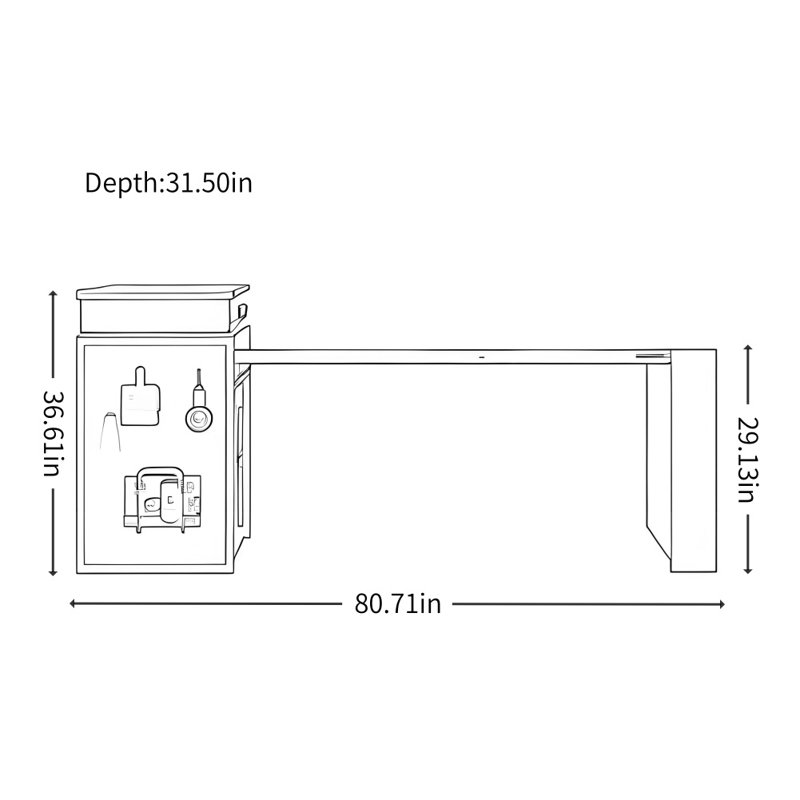 Simple and Classic Design Dining Table
