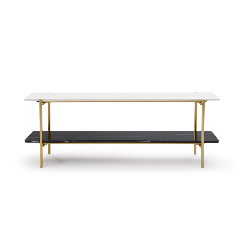 Lynk 72'' W Marble Console Table