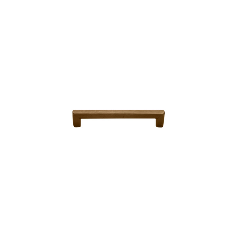 Rail Center to Center Cabinet Pull, 12", Silicon Bronze Medium