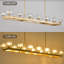 Lustre carré / rectangulaire 12/14 lumières 59 "/ 72" avec abat-jour en verre-112295004-112295012-112295008