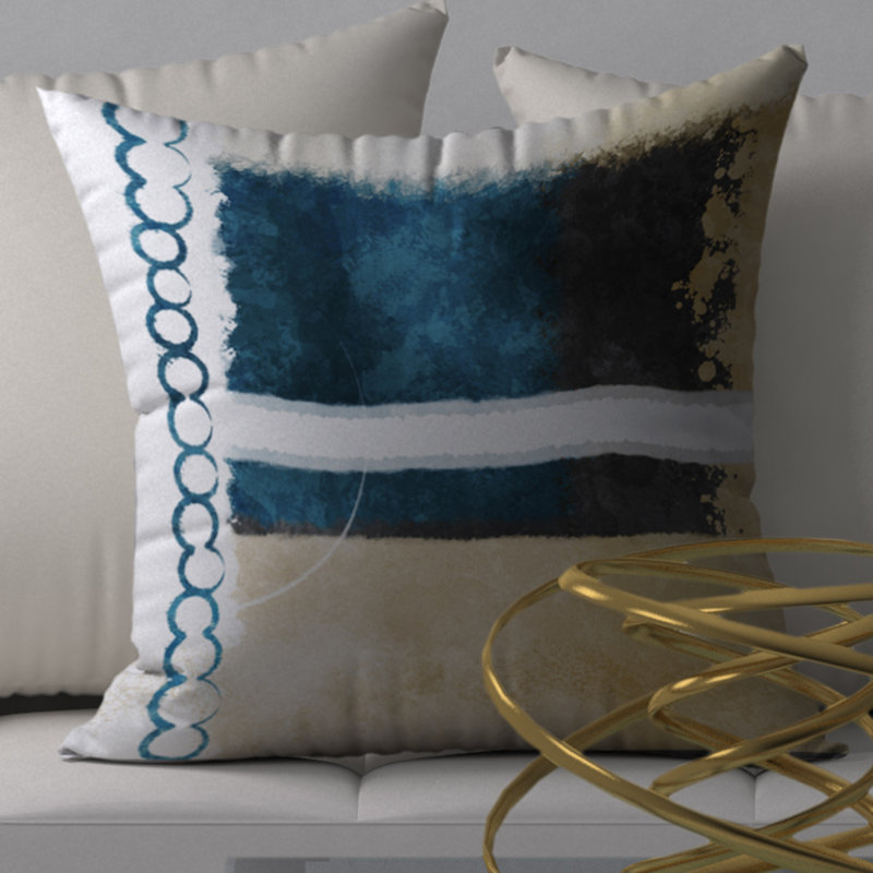 Reversible Throw Pillow, 24" x 24"