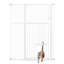 Pressure Mounted Pet Gate With Door-1123708358-1123708359