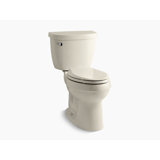 Cimarron Comfort Height Two-Piece Elongated 1.28 GPF Toilet with Aquapiston Flush Technology and Left-Hand Trip Lever