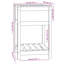 Aalap Wood Raised Garden Bed-1019041433-1019041431