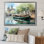 Paris Canal Saintmartin Reflections II - Cityscapes Canvas Prints