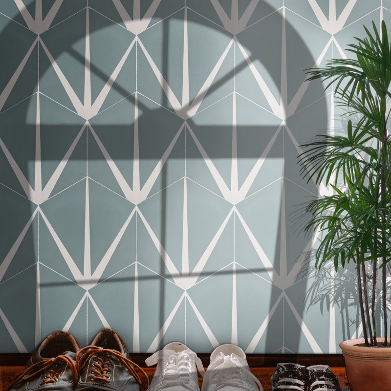 Menara 8" x 9" Cement Wall & Floor Tile