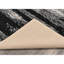 Tapis abstrait antidérapant Jasper, tapis pliable et résistant aux taches pour le salon, la chambre à coucher, moderne, noir / ton terre-1494920788