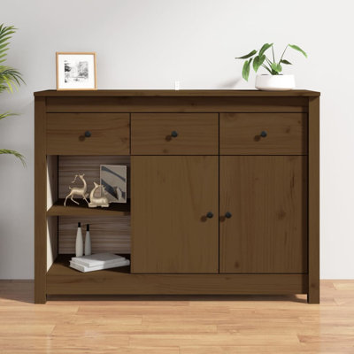Kitsy 100cm Solid Wood Sideboard