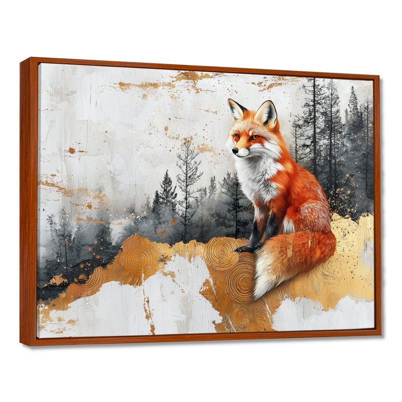 Gereon - Animals Canvas Art Print, H 30 po x l 40 po, Brun, Impression encadrée flottante