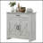 Farmhouse Sideboard Buffet Cabinet with Barn Doors, Drawer, and Adjustable Shelf for Versatile Storage in Living Room, Entryway, and Kitchen-128975469