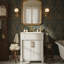 Meuble-lavabo 24 po avec lavabo en céramique intégré-1818425458