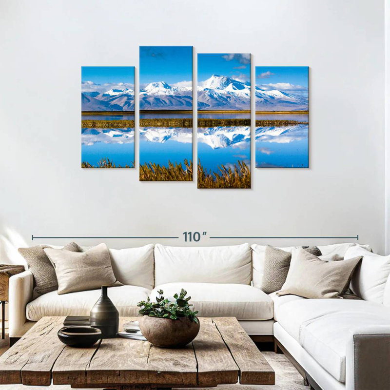 Alvord Naimona'nyi et lac Manasarovar, H 48 po x l 75 po