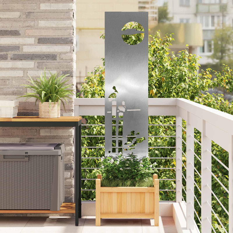 vidaXL Garden Privacy Screen Partition Outdoor Decor Modern Decorative Barrier