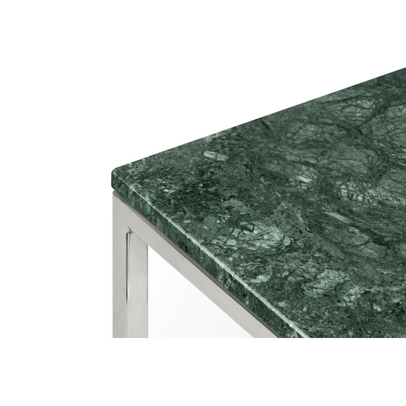 Ryleigh Frame Coffee Table, Chrome, Green
