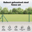 Vidaxl Fence With Posts PVC-Coated Steel-116798203-116798204