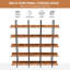 Bibliothèque à 5 niveaux avec bureau ouvert-511122388
