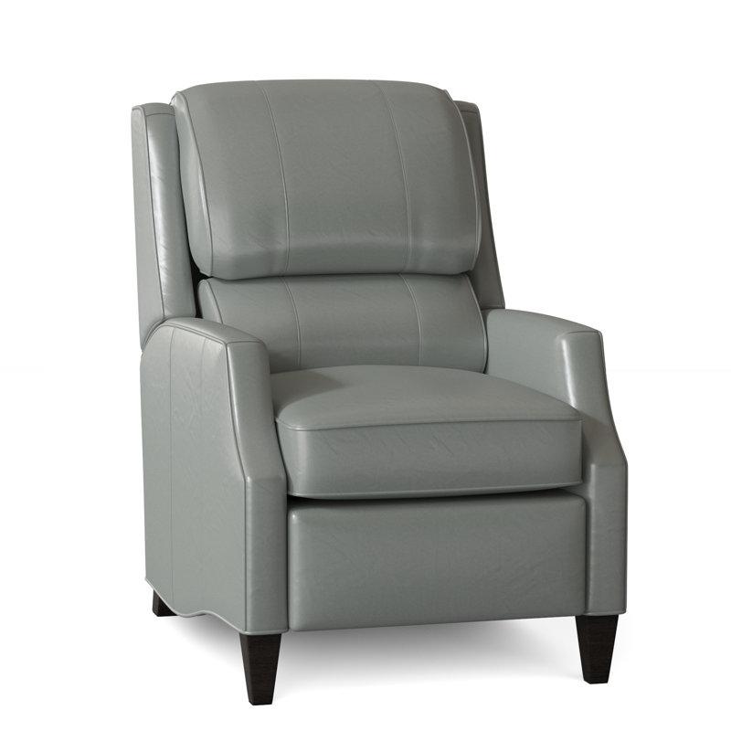 Mauney Recliner, Cobblestone, Manual, Empyrean Tweed Genuine Leather
