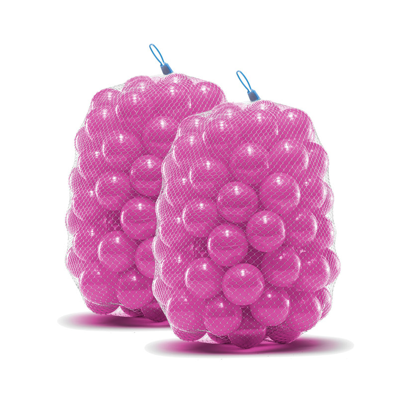 Boules de trampoline en plastique Machrus Upper Bounce Crush Proof, 200, Transparent