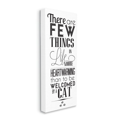 «Few Things Like Cat Wel accueilling Pet Positivité» - Art textuel