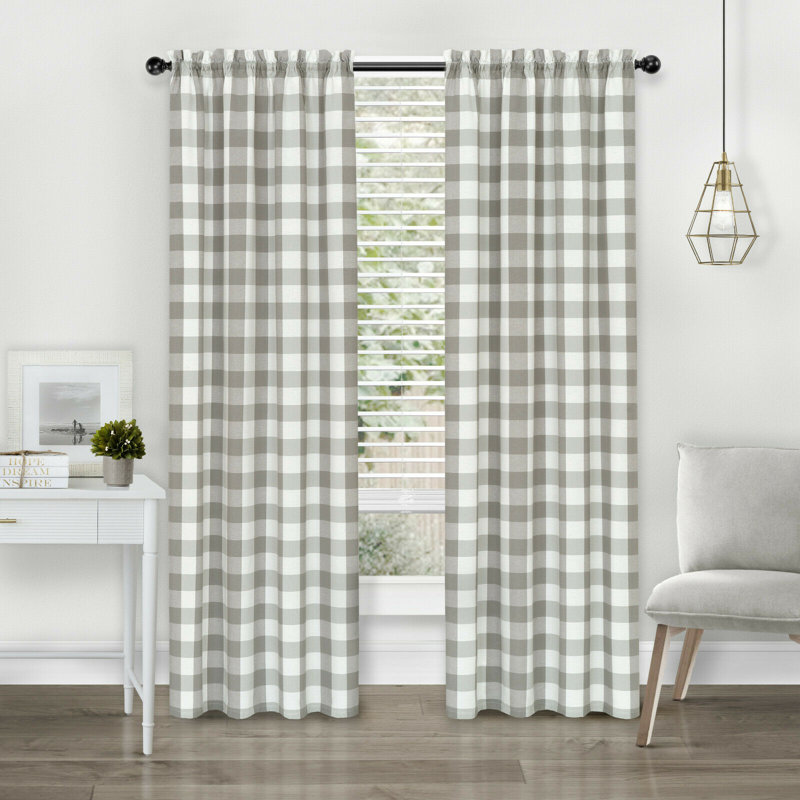 Doublure de passe-tringle Candias, gris, L 42 po x L 63 po