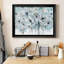 Bleu sarcelle harmonie II - peinture encadrée-2012129586-2011872176-2011872183