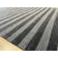 Tapis contemporain bleu fait à la main-88615543