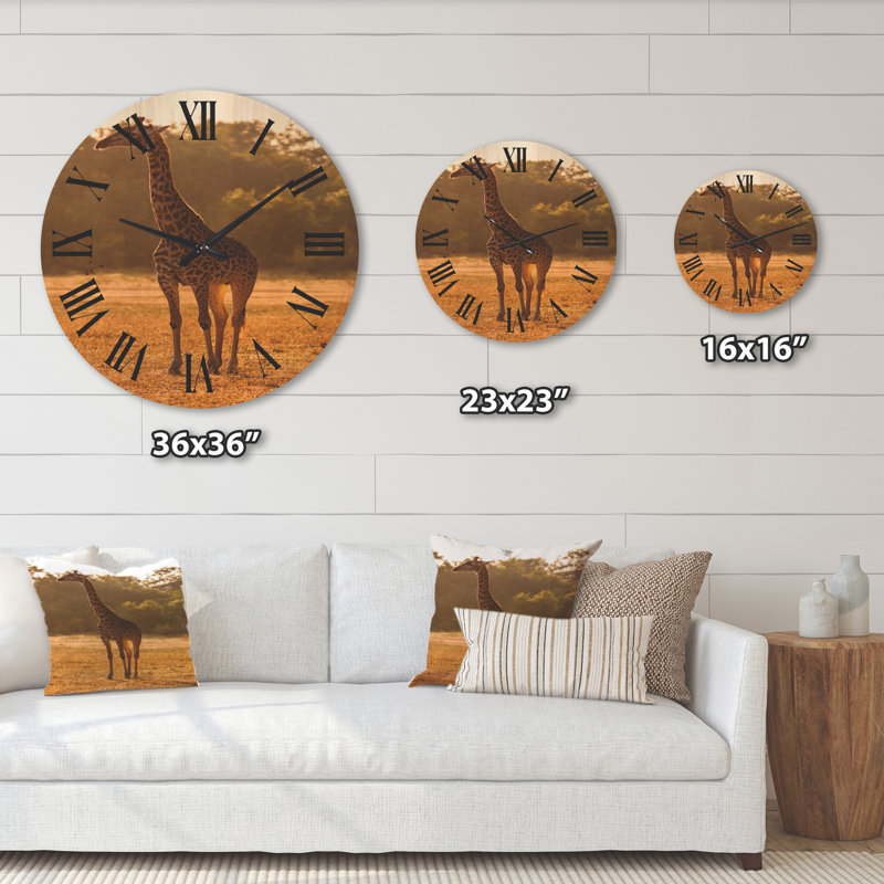 Horloge murale africaine, Très grand