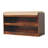 Marisal California Walnut & Mud Linen Pull Out Shoe Bench