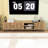 TV Stand with Hidden Storage and Cable Management